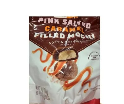 Tropical Pink Salted Caramel Mochi Soft and Creamy