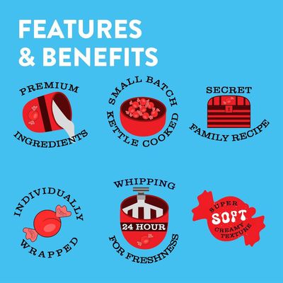 Taffy Town Saltwater Taffy - Tropical Mix Gourmet Nougat-Style Candy Soft Delicious Sumer Snack Treats Party Good Candies 3.5 oz