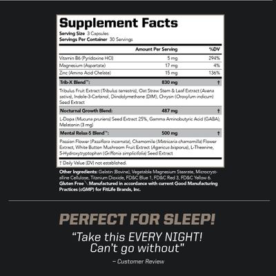 PMD Sports Z-Test Nighttime Testosterone Support - Sleep Inducer and Relaxation for Maximum Anabolic Effect - Improve Muscle Recovery, Increase Muscle Growth - 90 Capsules