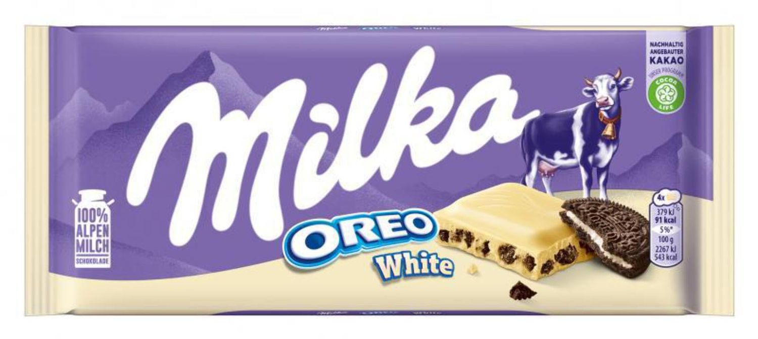 Milka Chocolate Candy Milka Bar Oreo White Milka Bars Milka Candy 3,5 Ounce Total