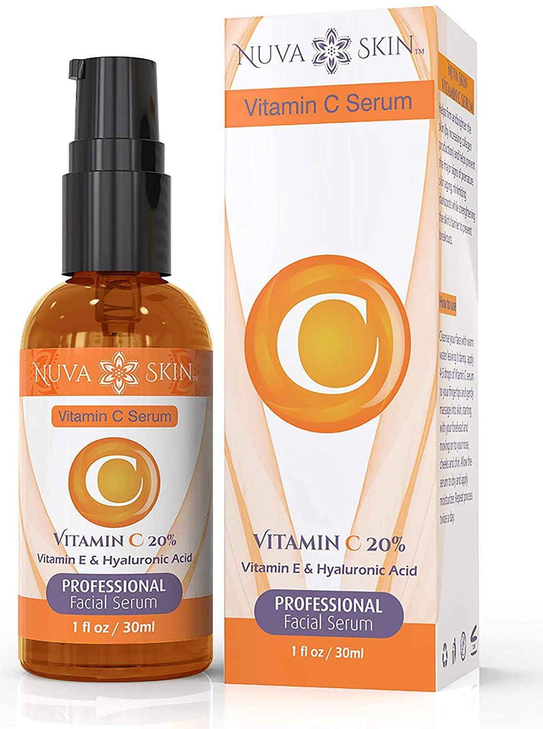 Vitamin C Serum for Face - Face Serum Vitamin C and Hyaluronic Acid, Anti Aging serum, Brightening Serum, Brightening Face Serum with Vitamin C Oil, Facial Serum for Collagen Production Reduced Acne