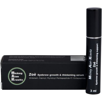 Zoe Eyebrow growth Thickening Serum. An advanced formula to enhance, thicken and give growth support for fuller and thicker brows. for men and woman. 3ml