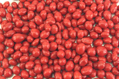 Planet Sweets Jumbo Red Boston Baked Beans Candy Coated Peanuts - 1.5 Pounds - Classic Crunchy Snack Old Fashioned Kosher