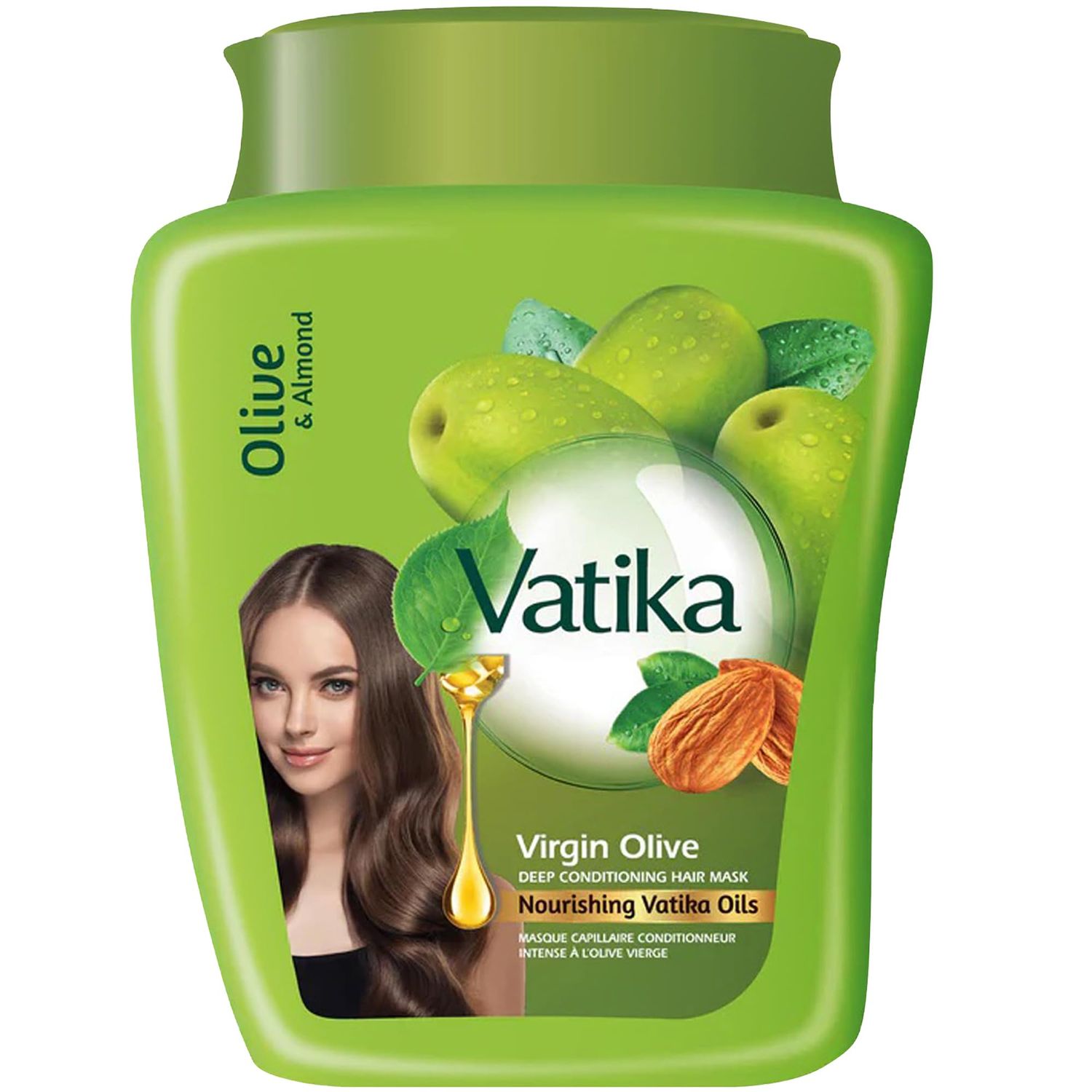 Dabur Vatika Deep Conditioning (Olive) Hair Mask (For Dry, Dull Lifeless Hair) 500g
