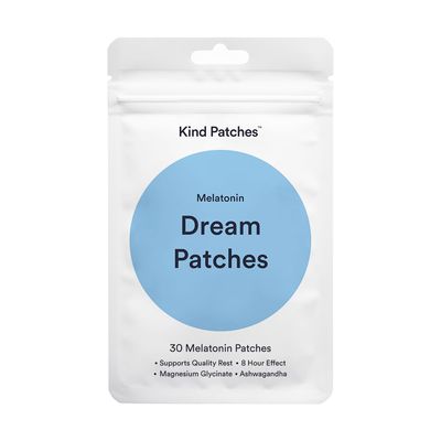 Kind Patches Melatonin Dream Patches - Sleep Patches for Adults - Sleep Aid with Ashwagandha to Improve Rest Quality - Overnight Release - 30 Count