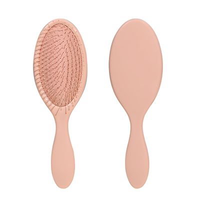 Miwasion Detangler Hair Brush,Cute Detangling Hair Brushes,Glide Through Tangles with Ease,Ease For Girls,Women,Men,Wet Dry Hair(Brown Pink)