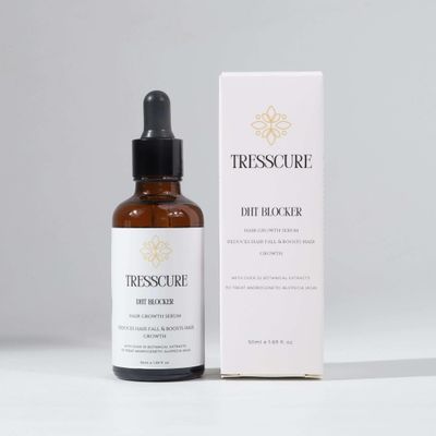 TRESSCURE DHT BLOCKER Hair Growth Serum (1.69oz) with 25 Botanical Extracts, PROVEN Alopecia Treatment, VISIBLE RESULTS in 90 Days, Non-Greasy Formula, Fuller Thicker Hair, For Men Women