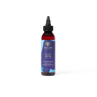 As I Am Dry Itchy Scalp Care Oil - 4 ounce - Nourishes and comforts dry and itchy scalp - With Olive Oil, Tea Tree Oil Peppermint Oil