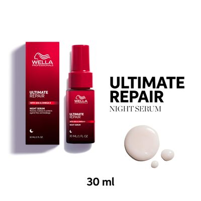 Wella Professionals ULTIMATE REPAIR Night Hair Serum Protection Against Night Stressors for All Hair Types 1 Fl Oz