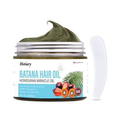Naolve Batana Oil for Hair Growth, Unrefined Pure Raw Batana Oil from Honduras, Dr. Sebi Organic Hair Growth Oil Hair Masks, Promotes Hair Growth and Thickness 4 oz