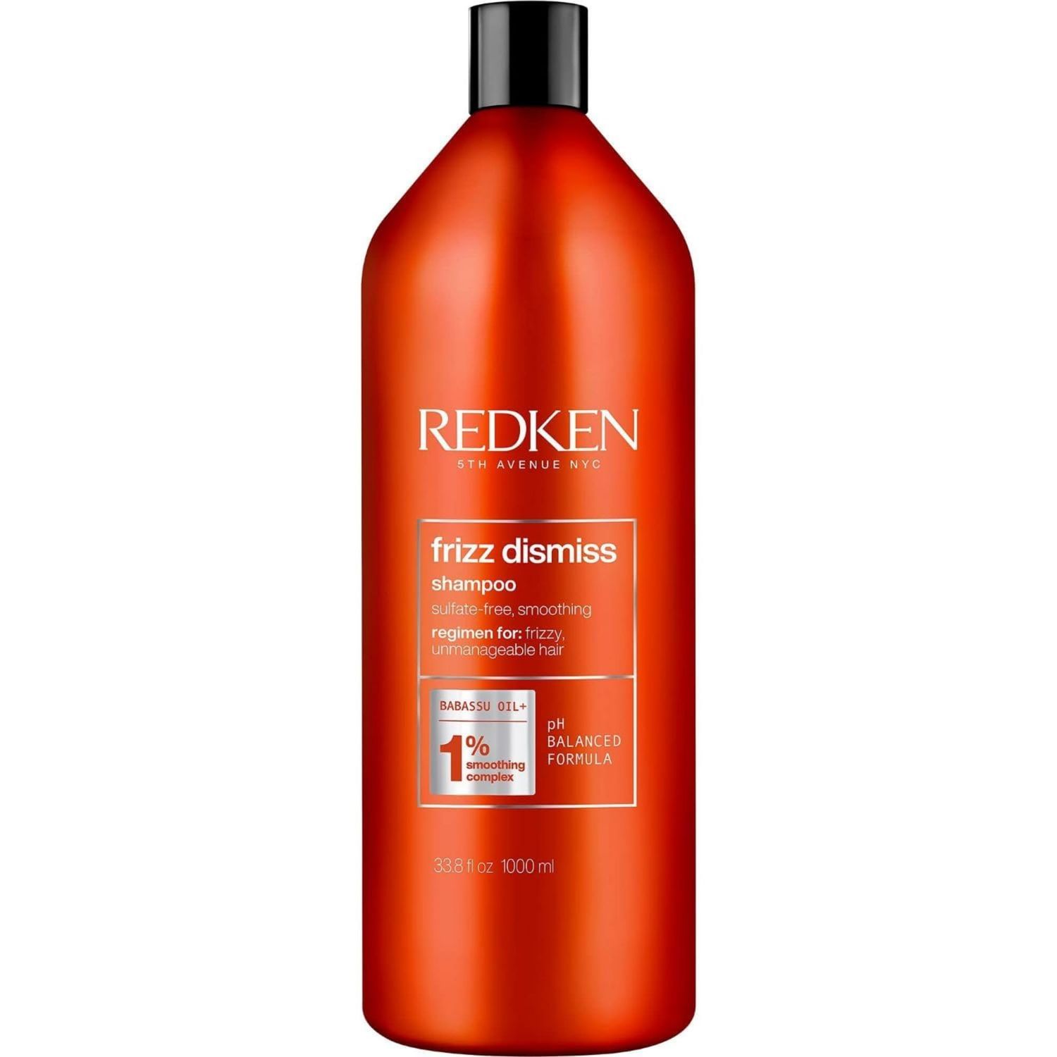 Redken Frizz Dismiss Shampoo For Frizzy Hair Smooths Hair Manages Frizz Sulfate Free 33.8 Fl Oz
