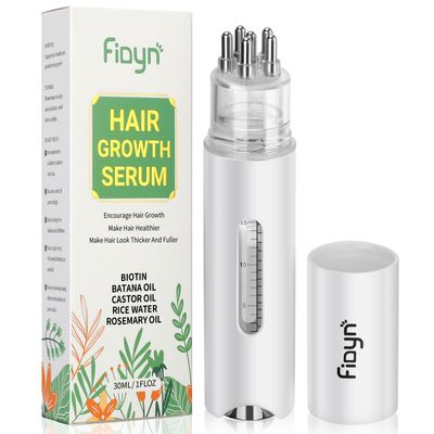 Hair Growth Serum with Batana Rosemary: Biotin Batana Oil Hair Care - Scalp Massage Promotes Absorption 1 FL OZ