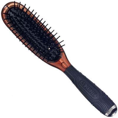 Kent Headhog Detangler Brush, Anti Static Hair Brush with Rounded Nylon Bristles for All Hair Types, Travel Brush with Ergonomic Grip for Easy Styling