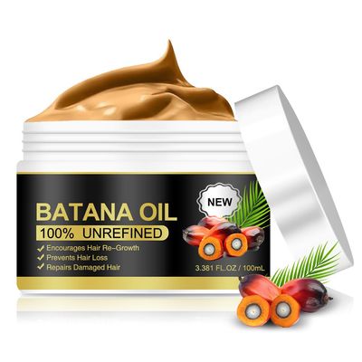 Batana Oil for Hair Growth Repair,Dr Sebi Organic Batana Oil from Honduras, Prevent Hair Loss, Eliminates Split Ends, Enhances Hair Thickness for Men Women, 3.38 OZ (100ml)