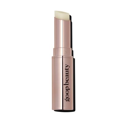 goop Beauty Clean Lip Balm Dry Lips Treatment Coconut Oil, Pomegranate Extract, Shea Butter Petroleum Free 0.16 oz