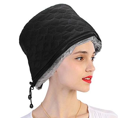 Hair Steamer, Thermal Heat, Deep Conditioning Black Hair Scalp Treatment Spa Hot Head Care Electric for Home Use