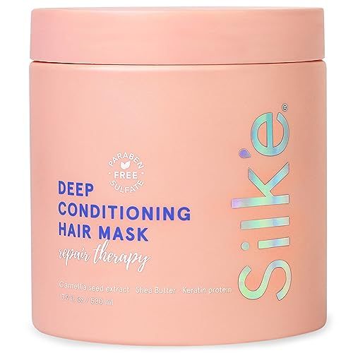 Sleek&#39;e Silk&#39;e Repair Therapy Deep Conditioning Hair Mask - Treatment to Deeply Nourish Hair, Repair Split Ends Hair Breakage - Vegan, Silicone, Paraben Sulfate-Free (530ml)