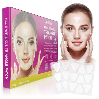 Anti Wrinkle Patches Overnight: Forehead and Facial Wrinkle Patches - Smile Line Pathces - Facial Wrinkle Patche for Forehead, Smile Line, Under Eye 144 Pcs