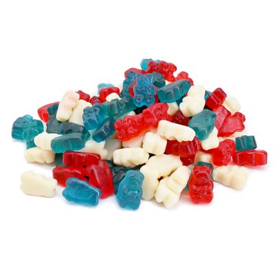 Candy Retailer Gummi Red White Blue Freedom Gummy Bears 2 Lbs