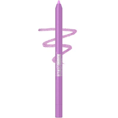 MAYBELLINE Tattoo Studio Sharpenable Eyeliner Pencil, 36 Hour Wear, Waterproof, Lavender Lights, 1 Count