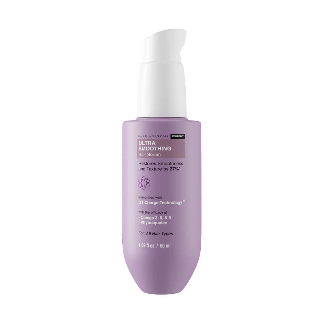 Bare Anatomy Ultra Smoothing Hair Serum Powered By Carbohydrate Complex Niacinamide Serum for Smooth Shiny Hair For Dry Frizzy Hair Women Men 50 ml