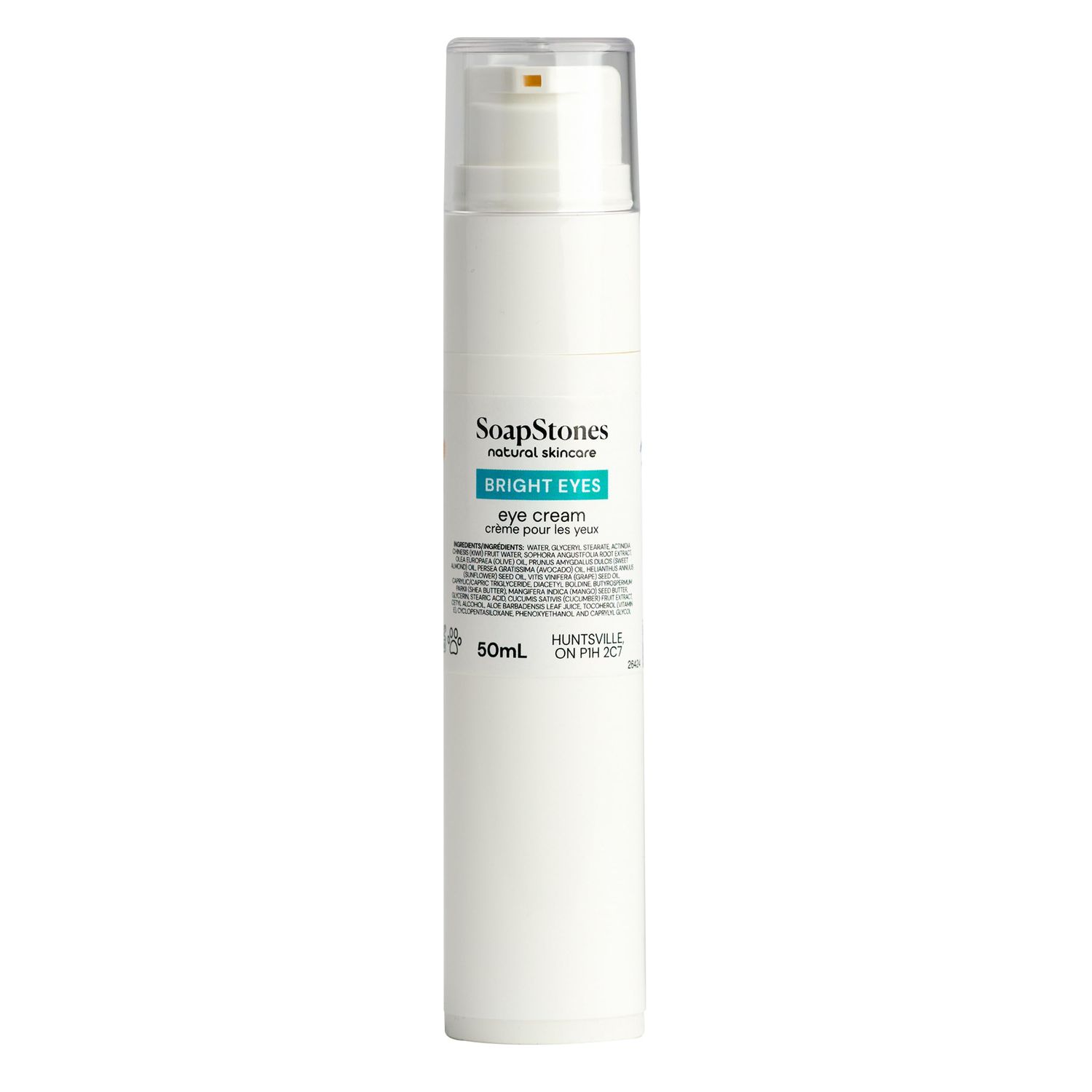 Soapstones Bright Eyes Moisturizing Eye Cream for Dark Circles Spot Defense - Shea Butter, Avocado Oil, Sweet Almond Oil Under Eye Cream for Aging Lines, Scars, and Discoloration