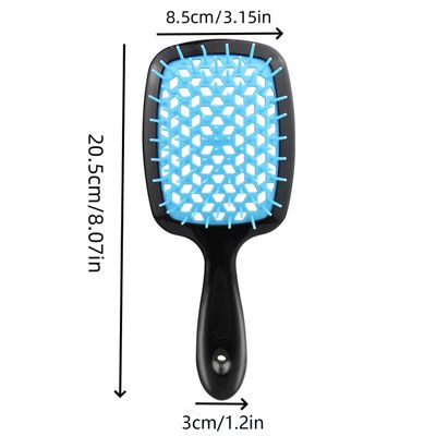 Comsuit 1 Piece Hair Brush-Vented Detangling Hair Brush - Hairbrush for Effortless Tangle Removal - Ultra Bristles -For Natural Curly Straight Wet Dry Damaged Hair for Women Men