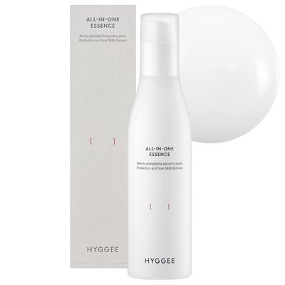 HYGGEE All in One Essence - Moisturizing Face Gel Lotion for All Skin Types - Probiotics Hyaluronic Acid - Fresh and Soft Formula - Skin Irritation Free, 3.71 fl.oz.