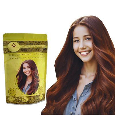 Hollywood Henna Hair Powder (Herbal Henna Powder - 227g) Hair Treatment 100 Organic Henna Powder for Hair Coloring Conditioning Chemical Cruelty Free Long Lasting Suitable for All Hair Types
