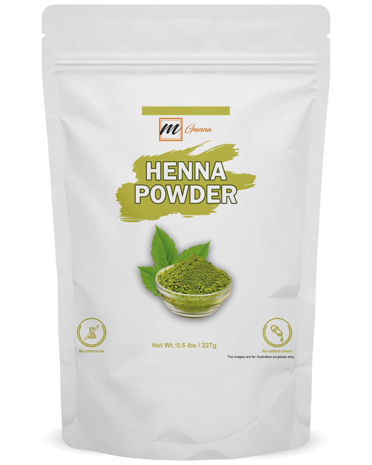 100 Natural Henna Powder 0.50 LBS 227 GMS Pure Lawsonia Inermis For Hair Dye and Color Hair Care
