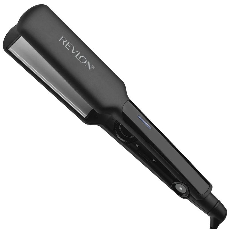 REVLON Smooth and Straight Ceramic Flat Iron Fast Results, Smooth Styles (2 in)