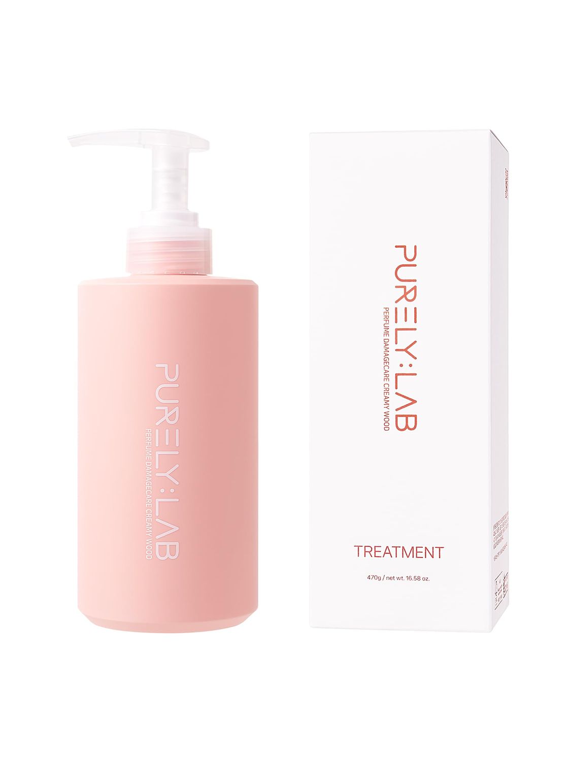 PURELY:LAB Perfume Damage Care Treatment Creamy Wood Fragrant treatment,hair loss care,dameged hair care15.9 fl oz 470 ml