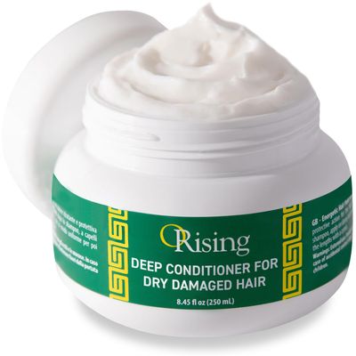 Orising Hydrating Hair Mask for Dry Hair - Made in Italy - Deep Conditioner for Dry Damaged Hair, Virgin Coconut Oil Oat Conditioning Hair Treatment for Dry Damaged Hair, Hair Moisturizer (8.45 Oz)