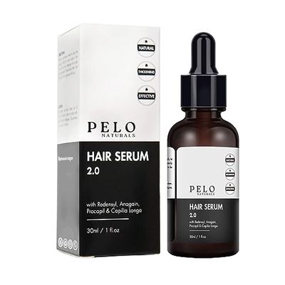 Pelo Naturals Hair Serum Hair Growth Serum for Women Men Best for Hair Loss Hair Thinning Aids Regrowth with Redensyl Anagain Procapil Hydrates Scalp for Visibly Thicker Fuller Hair