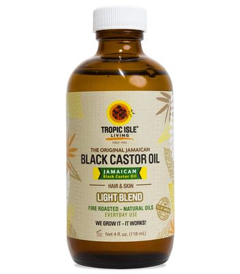 Jamaican Black Castor Oil Light Blend 4oz Lightweight oil Seals Moisture Controls Frizz Daily Hair Maintenance Skin Conditioner Foot Body Massage l Plant baseed natural oils
