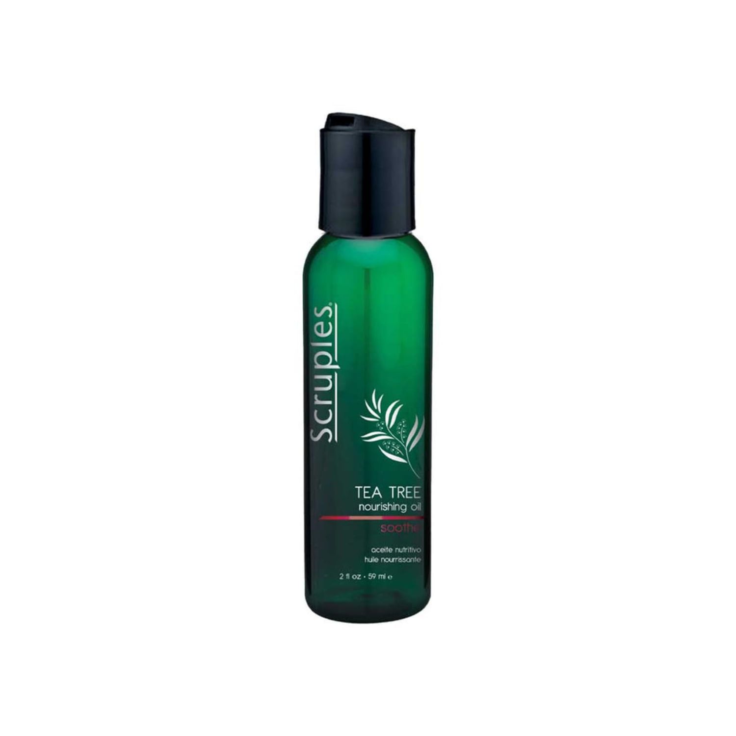 Scruples Tea Tree Hair Oil - Nourishing Hair Moisturizer, Scalp Oil and Detangler - Hair Protectant Infused with Tea Tree Oil Vitamin E - Stimulates Hair Growth (2oz)