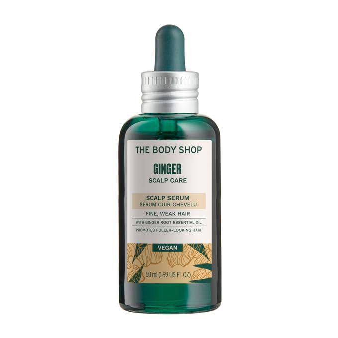 The Body Shop Ginger Scalp Serum, Dry and Flaky Scalp Treatment, Vegan, 1.69 fl oz