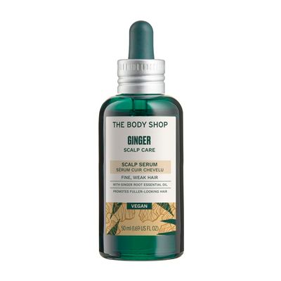 The Body Shop Ginger Scalp Serum, Dry and Flaky Scalp Treatment, Vegan, 1.69 fl oz