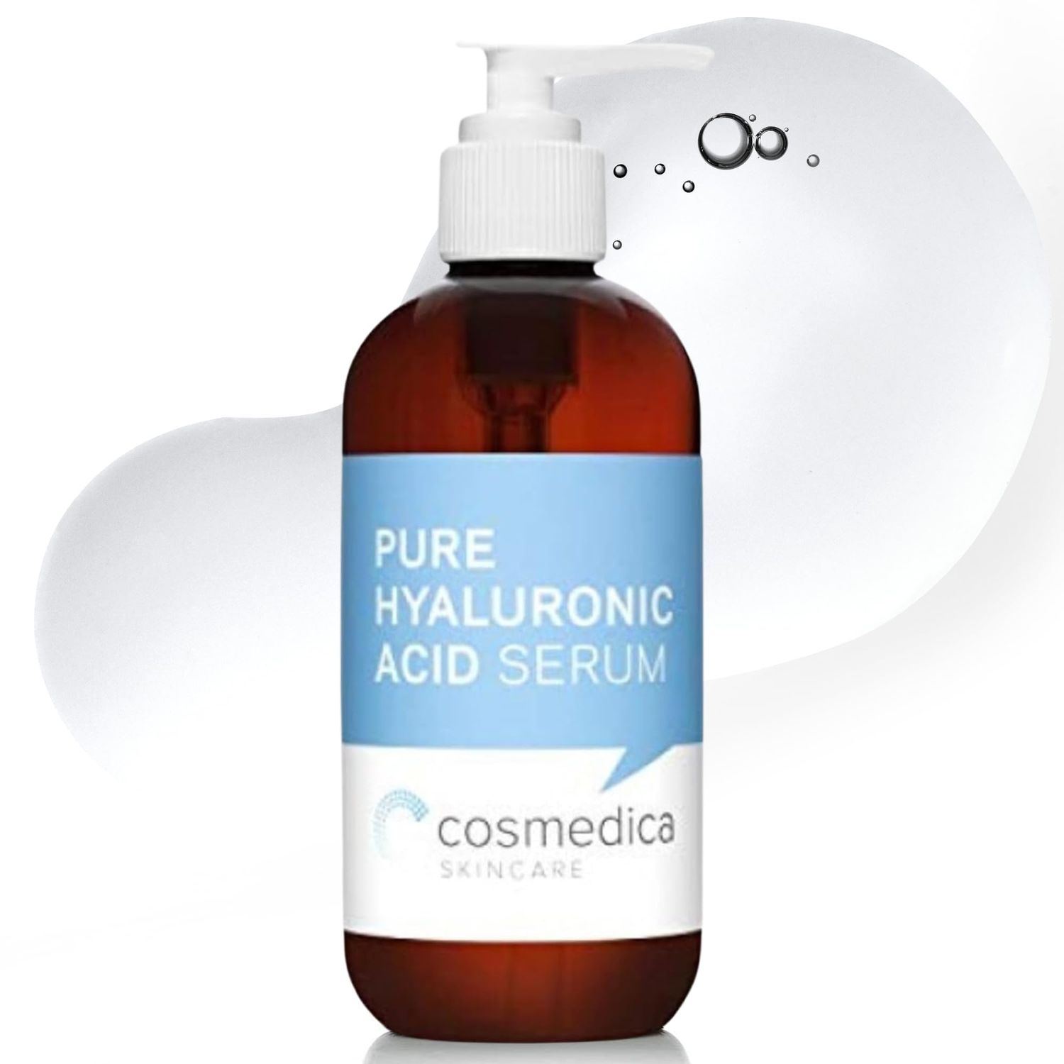 Hyaluronic Acid Serum for Skin 100 Pure-Anti-Aging Serum - Intense Hydration Moisture, Non-greasy, Paraben-free Hyaluronic Acid for Your Face 8 oz