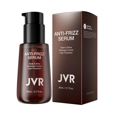 JVR Hair Oil - Hair Serum for Frizzy Dry Hair Heat Protectant Oil for Frizz Control, Essence for Damaged Hair, Keratin Hair Treatment Add Hair Shine Smooth Split Ends, Anti Frizz Hair Product 2.7 oz