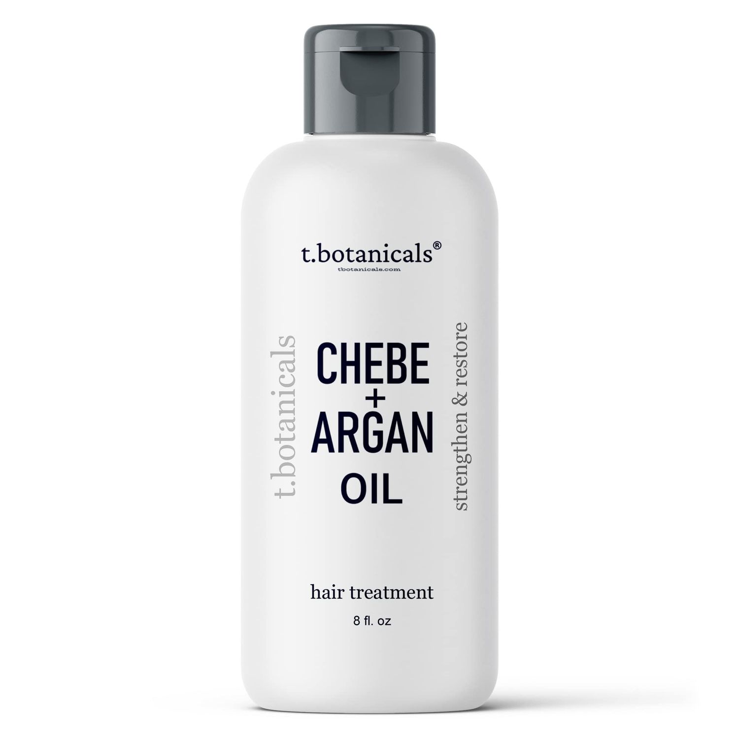 Chebe Oil for Hair Growth, 8 oz. Argan Oil Treatment Hair Thickening Reduce Breakage and Split Ends Prevents Hair Loss with Chebe Powder (Unscented)