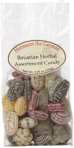 1x Hermann the Germann Bavarian Herbal Assortment Hard Candies 150g