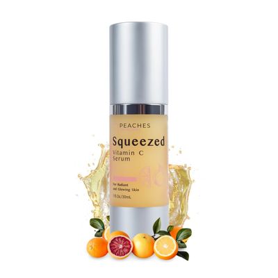 Brightening Serum with Vitamin C - Age-Defying Formula with Real Gold and Kakadu Plum for Radiant, Elastic Skin - Vegan Skincare for All Skin Types - Squeezed Vitamin C Serum (1 fl. oz)