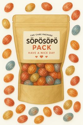 SPSP Scandinavian Treat Pack - Tyrkisk Peber Hot Sour - 150g Nordic Candy Bag - Fruity Shell with Salty Licorice Core - Vegan - Bold Nordic Mix soposopo pack