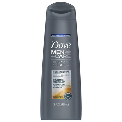 Dove Men Care Dermacare Scalp - Anti-Dandruff Shampoo Conditioner 2 in 1 - Dryness Itch Relief - Net Wt. 12 FL OZ (355 mL) Per Bottle - Pack of 2 Bottles