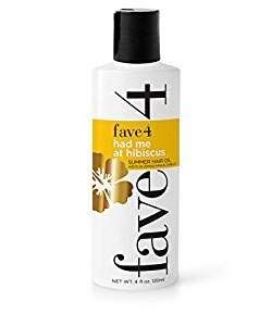 fave4 hair Had Me at Hibiscus Hair Oil, Super 7 Blend to Boost Strength Retain Moisture, 3.4 oz