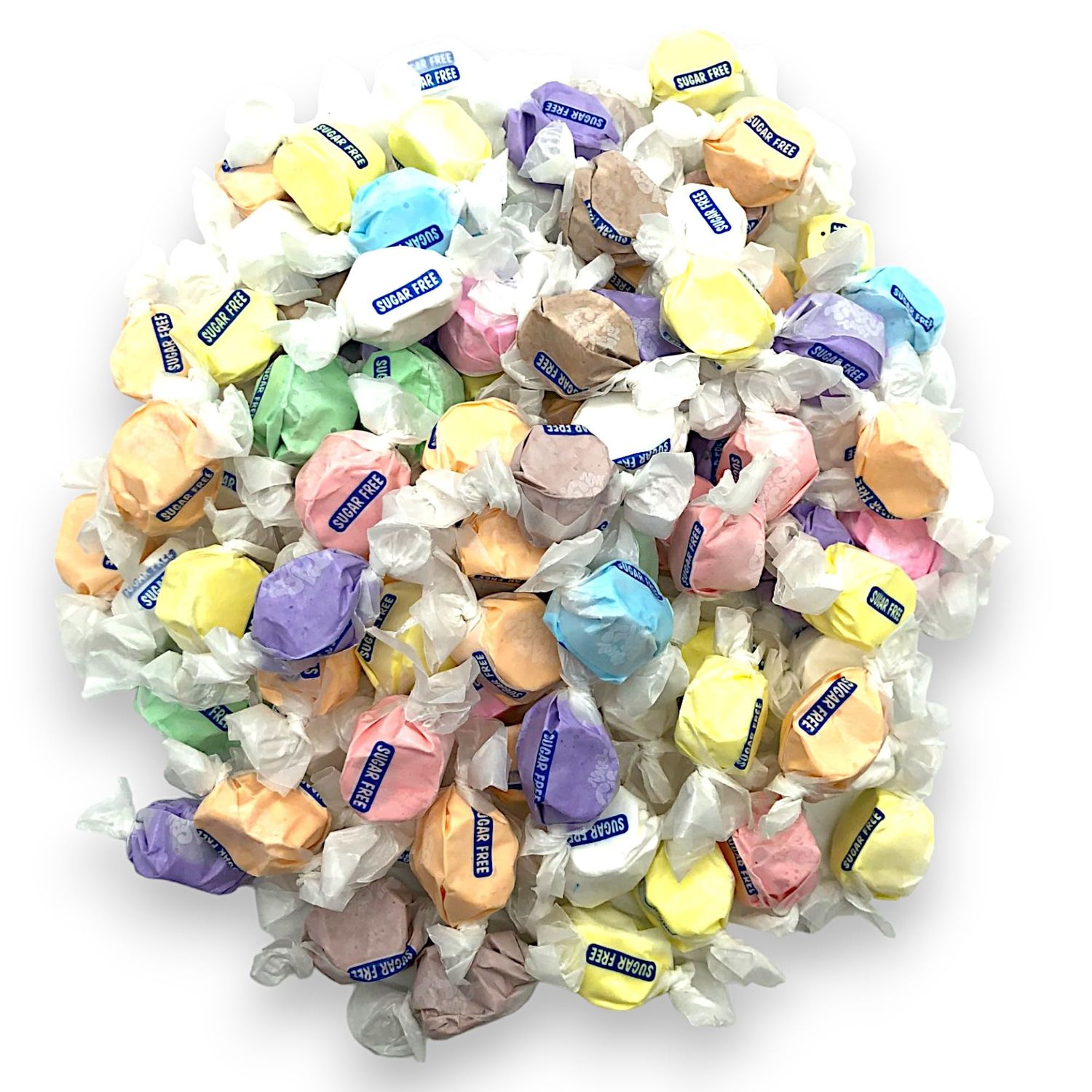 Klub Bulk Sugar Free Salt Water Taffy-Keto Friendly- Premium Quality 1.5 lbs, Delicious Taste Individually Wrapped Sugar Free Taffy-Ideal Diabetic Gluten Free(24 oz)