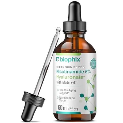 B-3 Nicotinamide Age-Defying Liquid Serum 2 oz - Hyaluronic Acid - Matrixyl - Supports Skin Health - Healthy Aging