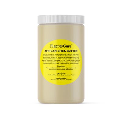Raw African Shea Butter 32 oz. 2 lbs. Jar Bulk 100 Pure Natural Unrefined IVORY - Ideal Moisturizer For Dry Skin, Body, Face And Hair Growth. Great For DIY Soap and Lip balm Making.