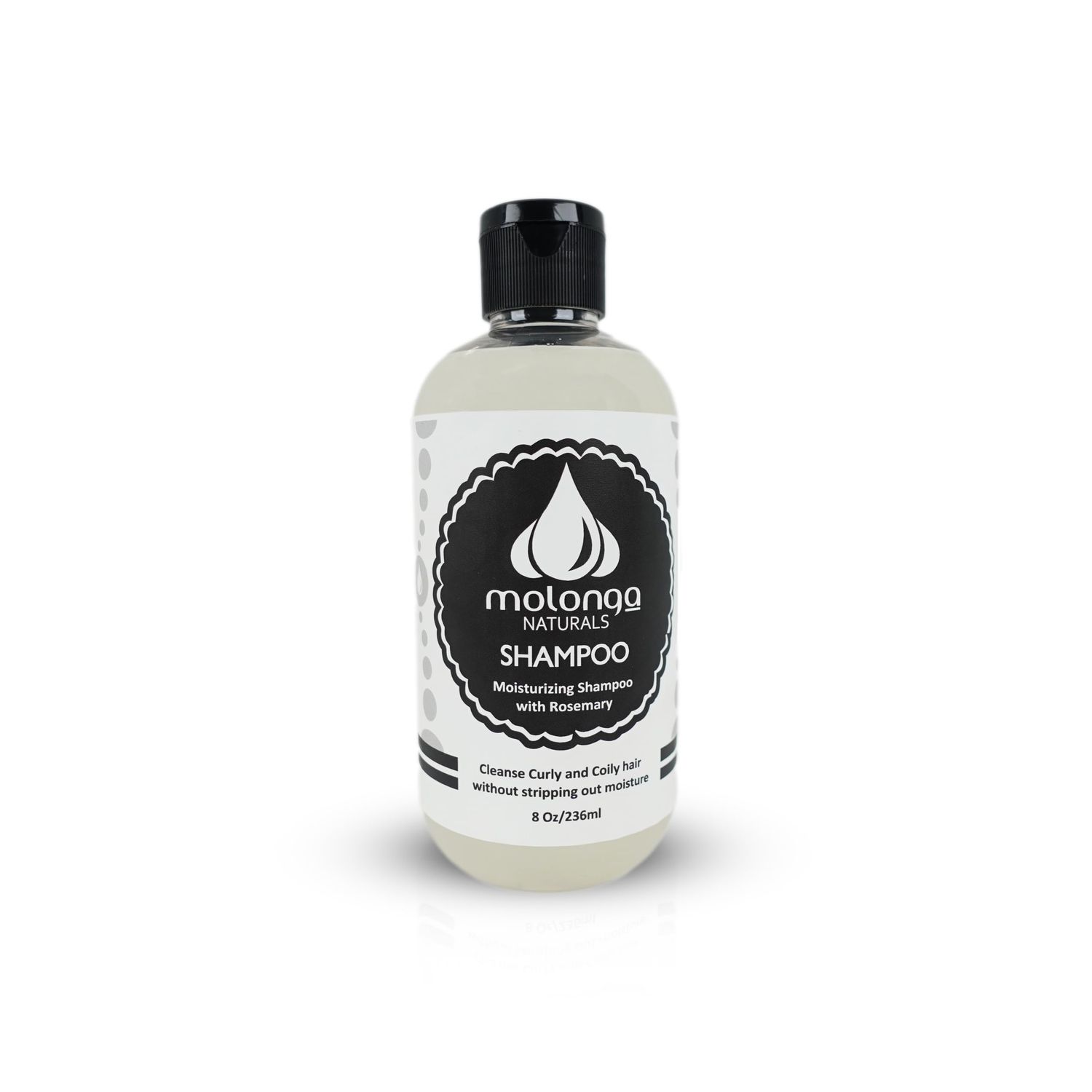 Molonga Naturals Rosemary Mint Strengthening Shampoo Sulfate-Free Mint Hair Shampoo Strengthens, Rejuvenates Hair Scalp Aloe-Packed Moisturizing Shampoo Hair Shampoo